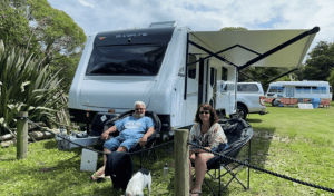 greg and sandy corbett enjoying off grid freedom