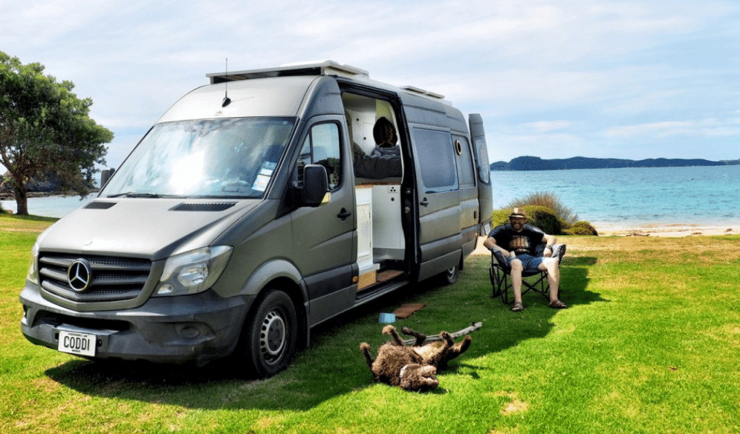 jeromes solar powered van