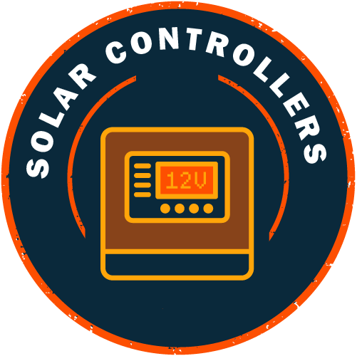 Solar Controllers Circular Icon